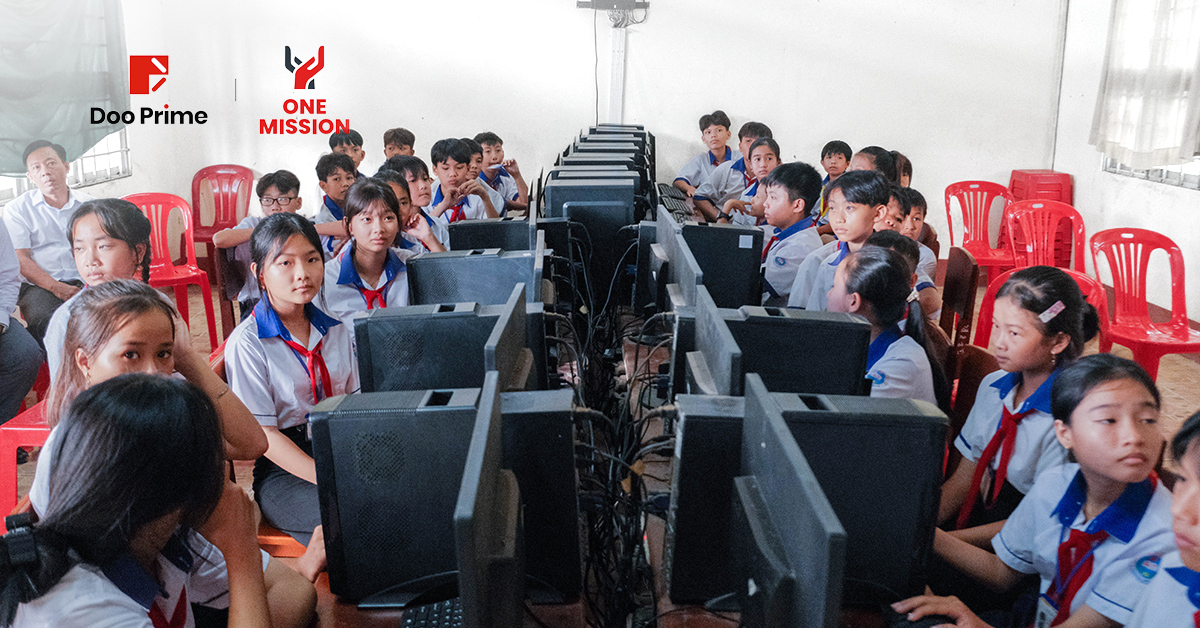 Doo Prime 베트남 자선 여행: 기술로 교육의 빛을 밝히다